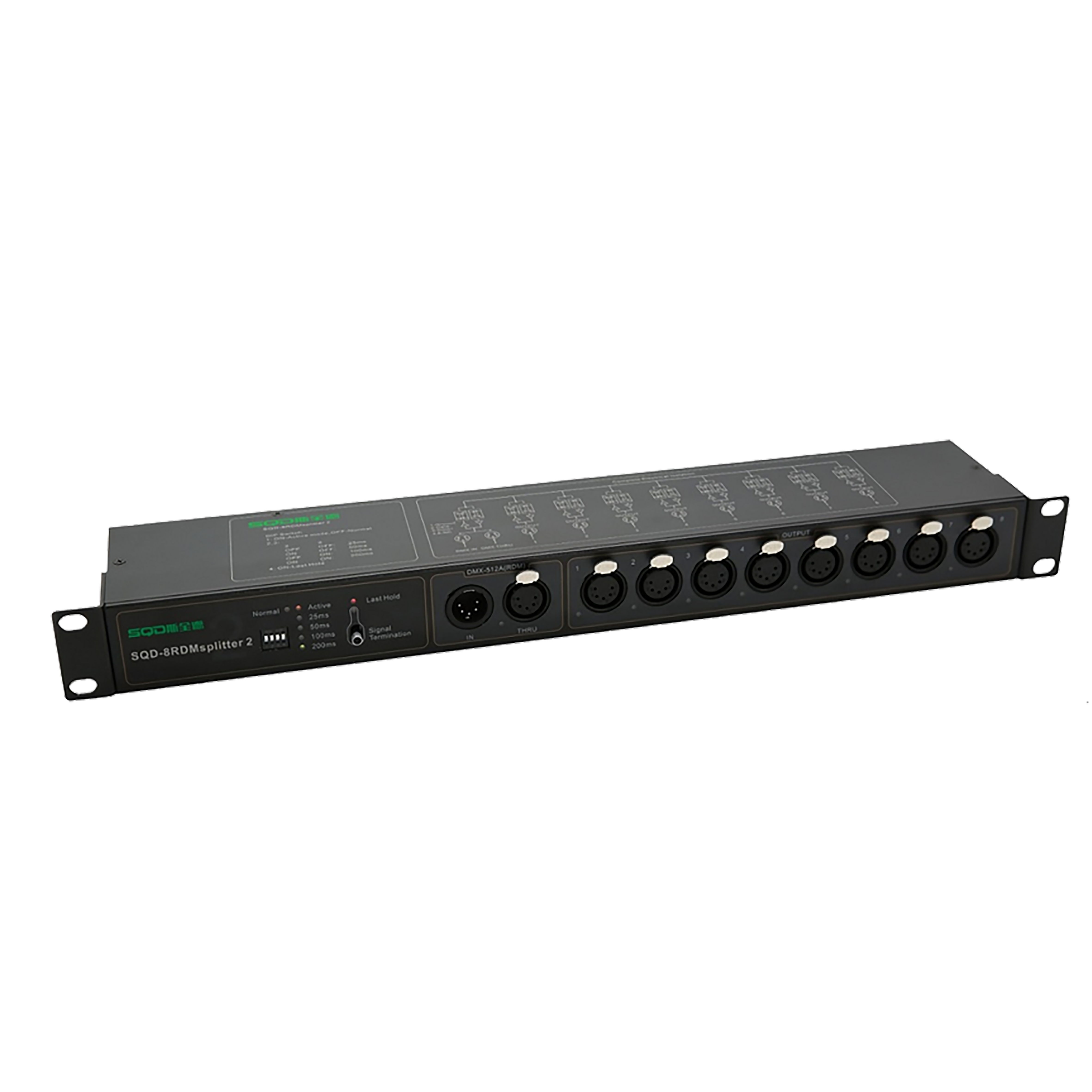 SQD-8RDM DMX信号放大器